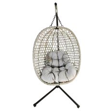 Sklopiva viseća fotelja Drim – siva - FAT0715