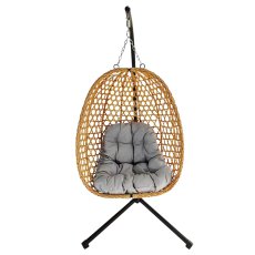 Viseća sklopiva fotelja Faron – prirodna - FAT0722