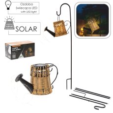 Chomik - Solarna svjetiljka Konewka 33 LED - topla bijela - SOL6024
