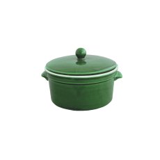 Keramički lonac s poklopcem 0,5 L - zelen - RUI3125