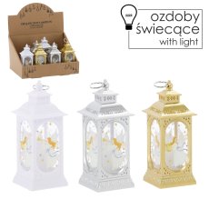 Božićni lantern s LED uloškom - LED2577