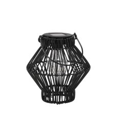Solarna metalna svjetiljka 19 cm LED - crna - LAP5955