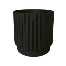 Lonac za cvijeće Mika Cyli Petit 26 cm - crni - FOM0767