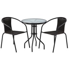 Vrtni set namještaja Bistro - crni - NEO2262KPL