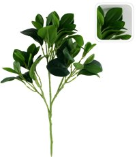 Umjetna grančica – veliki zeleni listovi 52 cm - HID3994