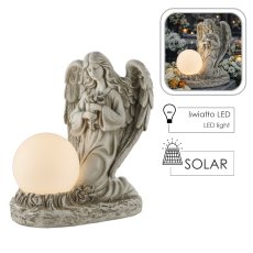 Figura Anđeo s LED kuglom - DED1635