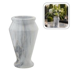 Cementna ukrasna posuda – siva - DED3066
