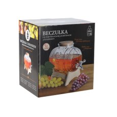 Bačvica 3L na bambusovom postolju s pipicom - ZIX9809