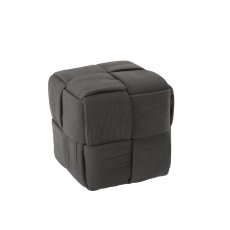 Pleteni tabure - tamno sivi - PHO6038