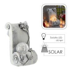 LED spomen svjetiljka – Pergament - GOT2724