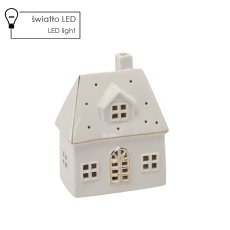 Božićna figurica – Keramička kućica LED - GOT1230