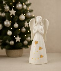 Božićna figurica – Keramički anđelčić LED - GOT1278