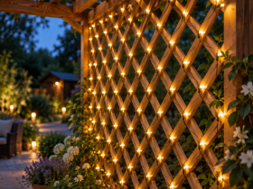 Chomik - Zavjesa mreža LED 320L toplo bijela 3x2 m - LED1704