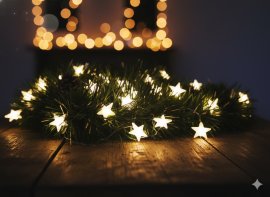Lanac LED lampica sa zvjezdicama 20L na baterije - LED4185