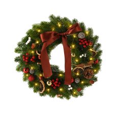 Chomik - Božićni vijenac LED 40 cm, 40 lampica - LED9706