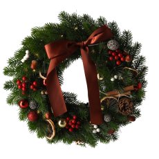 Chomik - Božićni vijenac LED 40 cm, 40 lampica - LED9706