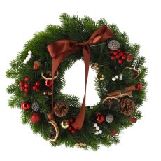 Chomik - Božićni vijenac LED 40 cm, 40 lampica - LED9706