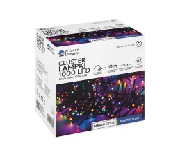 Chomik - LED-lampice Cluster 1000L, višebojne, 3+10 m - LED8226