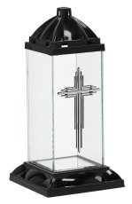 Kvadratna viseća svjetiljka - crna, 32 cm - ZOZ4154