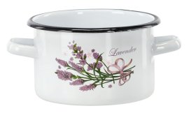 Emajlirani lonac 2 L - bijeli, 16 cm - EMA4352