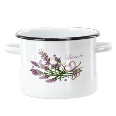 Emajlirani lonac - bijeli, 4,5 L, 20 cm - EMA4376