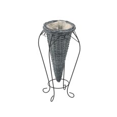 Chomik - Pleteni ukrasni lonac na nogama 54 cm - SIL1071