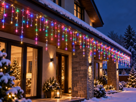 Chomik - Svjetlosna zavjesa 300 LED, višebojna, 3+12 m - LED6311