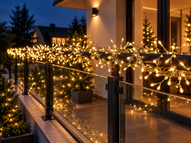 Chomik - Mikro LED svjetlosni lanac Cluster 400L, toplo bijela, 3+6 m - LED6908