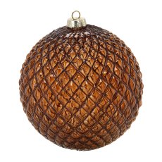 Staklena kuglica – smeđa, 18 cm - BOZ7820