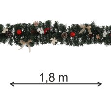 Girlanda 1,8 m s ukrasima - ANT0027