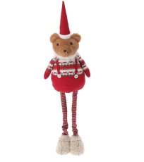 Chomik - Božićni medvjed s podesivim nogama 57–177 cm - TIA0416