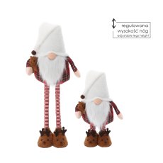 Chomik - Božićni patuljak s podesivim nogama 40–70 cm - TIA0508