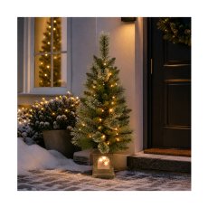 Chomik - Umjetno božićno drvce LED u lanterni, 105 cm - DEL1574