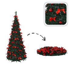 Sklopivo umjetno božićno drvce, 150 cm, 100 LED - WOW1970