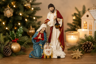 Chomik - Figura jaslica Isusovo rođenje Sveta obitelj - DED1833