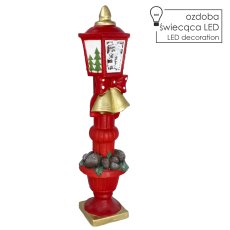 Chomik - Božićna figurica – svjetiljka s LED-lampicama i mašnom - GOT4001