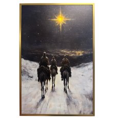 Chomik - LED-slika na platnu – Sveta tri kralja - OBL3721