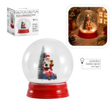 Chomik - Božićna LED snježna kugla s glazbenim mehanizmom - SOL3875
