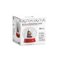 Chomik - Božićna LED snježna kugla s glazbenim mehanizmom - SOL3875