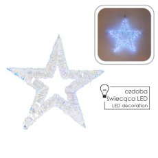 Chomik - Božićni ukras – LED-zvijezda 58 cm - LED5701