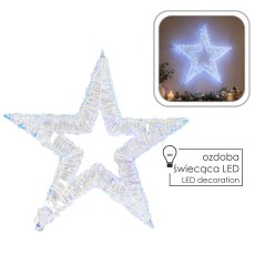 Chomik - Božićni ukras – LED Zvijezda 78 cm - LED5718