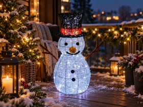 Chomik - Božićni ukras – LED Snjegović 60 cm - LED5800