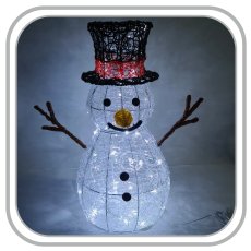 Chomik - Božićni ukras – LED Snjegović 60 cm - LED5800