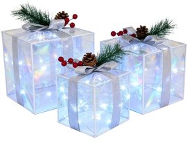 Božićni ukras – 3 poklona, 150 LED-lampica - LED5824