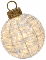 Chomik - Božićni ukras – LED-kuglica - HIL6739