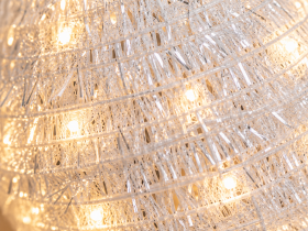Chomik - Božićni ukras – LED-kuglica - HIL6739