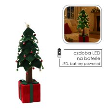 Chomik - Božićni ukras - Zelena jelkica 90 cm LED - KAI7743