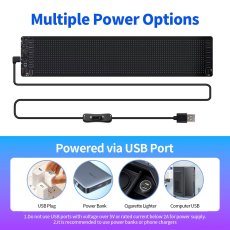 Chomik - LED-panel Matrix, USB, bluetooth 20x63 cm - PIX9587