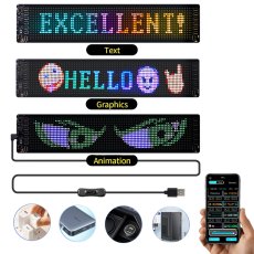 LED-panel Matrix, USB, bluetooth 20x93 cm - PIX9594