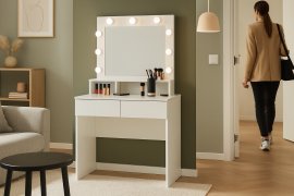 Chomik - Kozmetički stolić s LED ogledalom - PHO2299